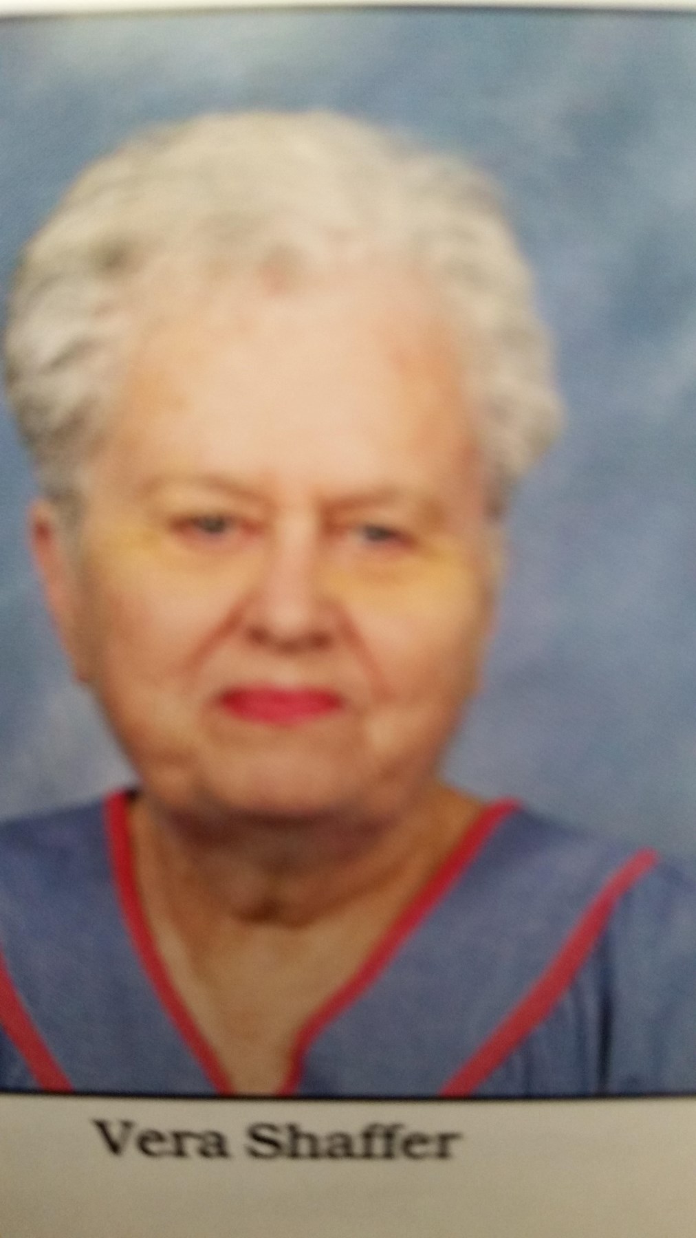 Obituary of Vera Shaffer