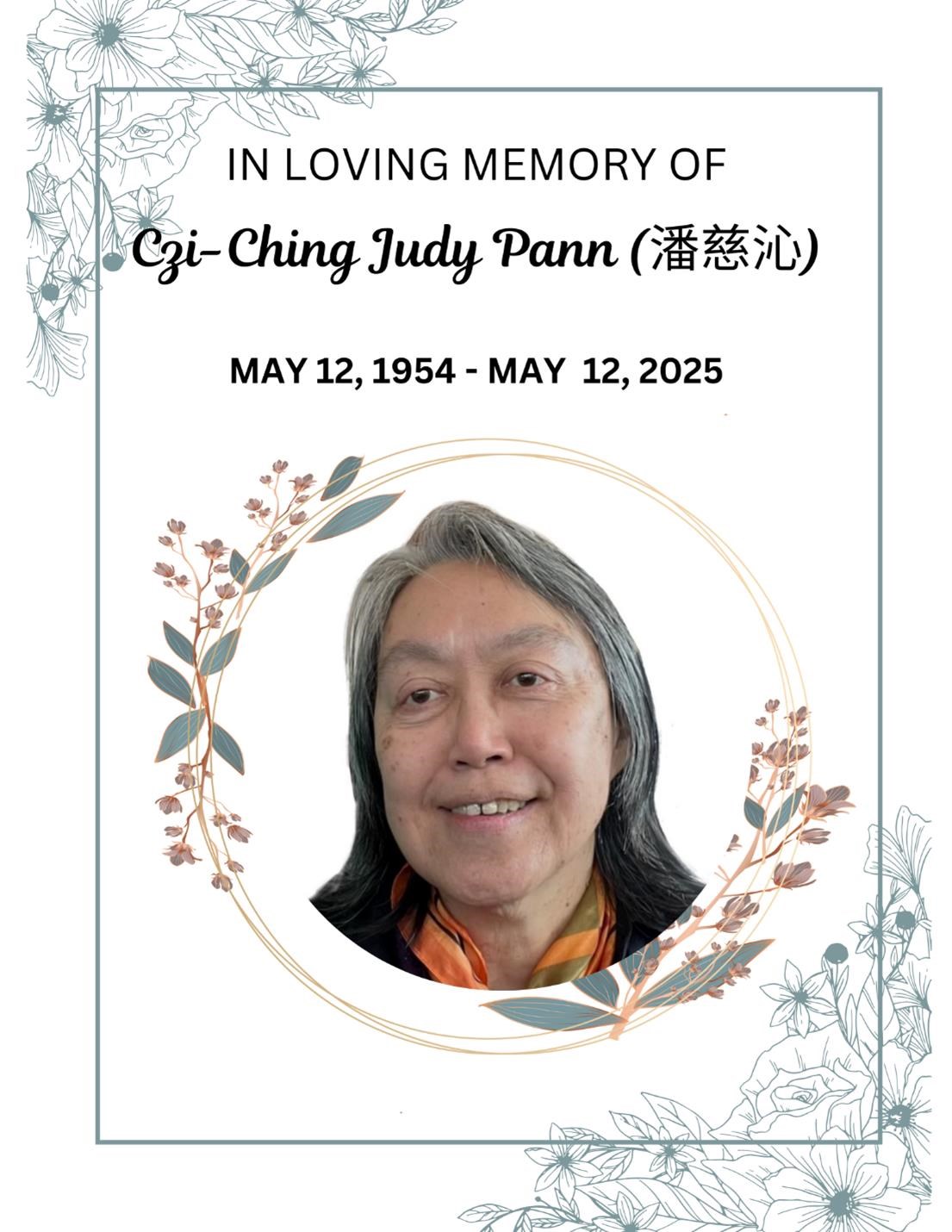 Czi Ching Judy Pann Obituary Quincy, MA(00)