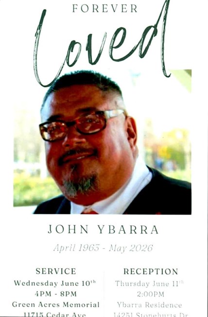 Obituary of John Jesse Ybarra