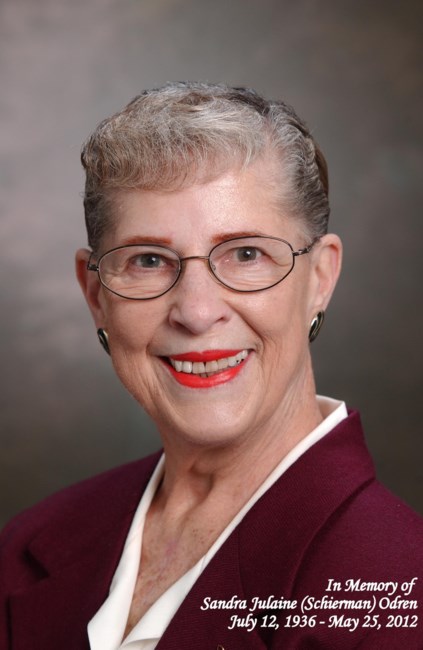 Obituary of Sandra Julaine Schierman Odren