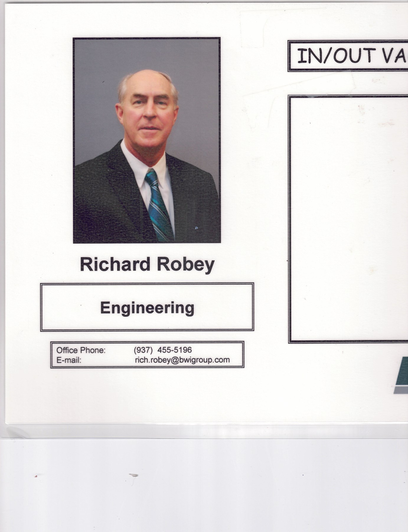 Obituario de Richard Keene Robey