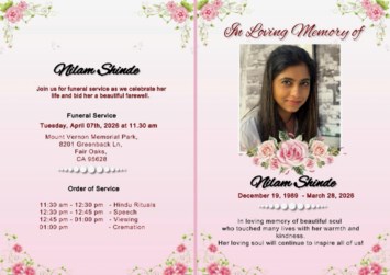 Obituary of Nilam Tanaji Shinde