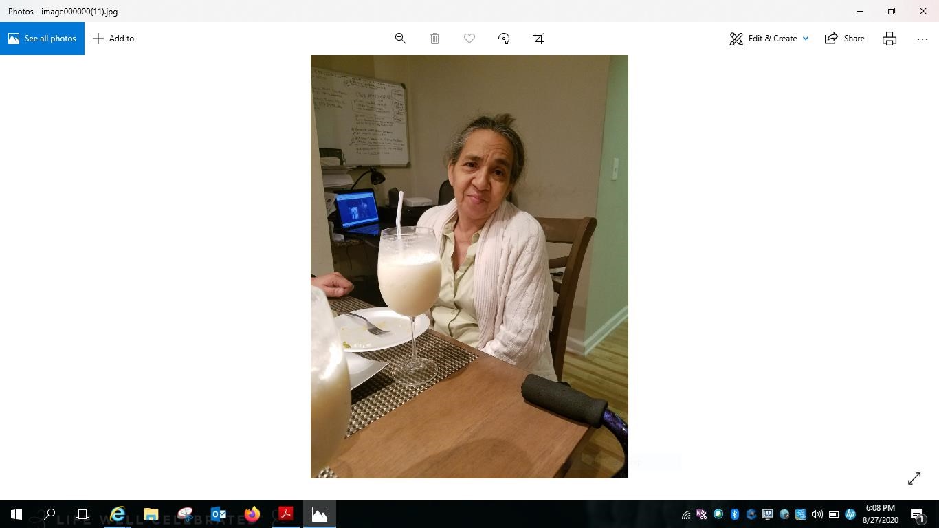 Obituary of Martha Orfilia Fuentes