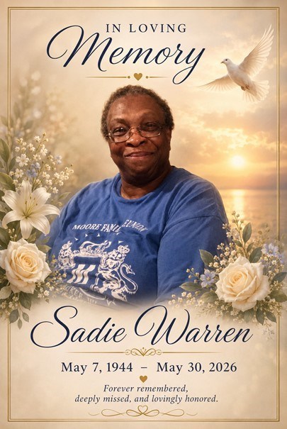 Obituary of Mrs. Sadie Rose Warren