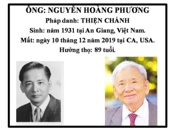 Obituary of Nguyen Hoang Phuong