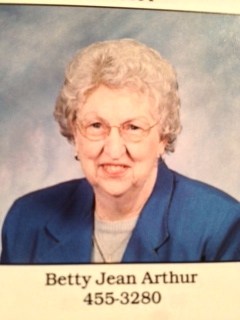 Obituary of Betty Jean Arthur