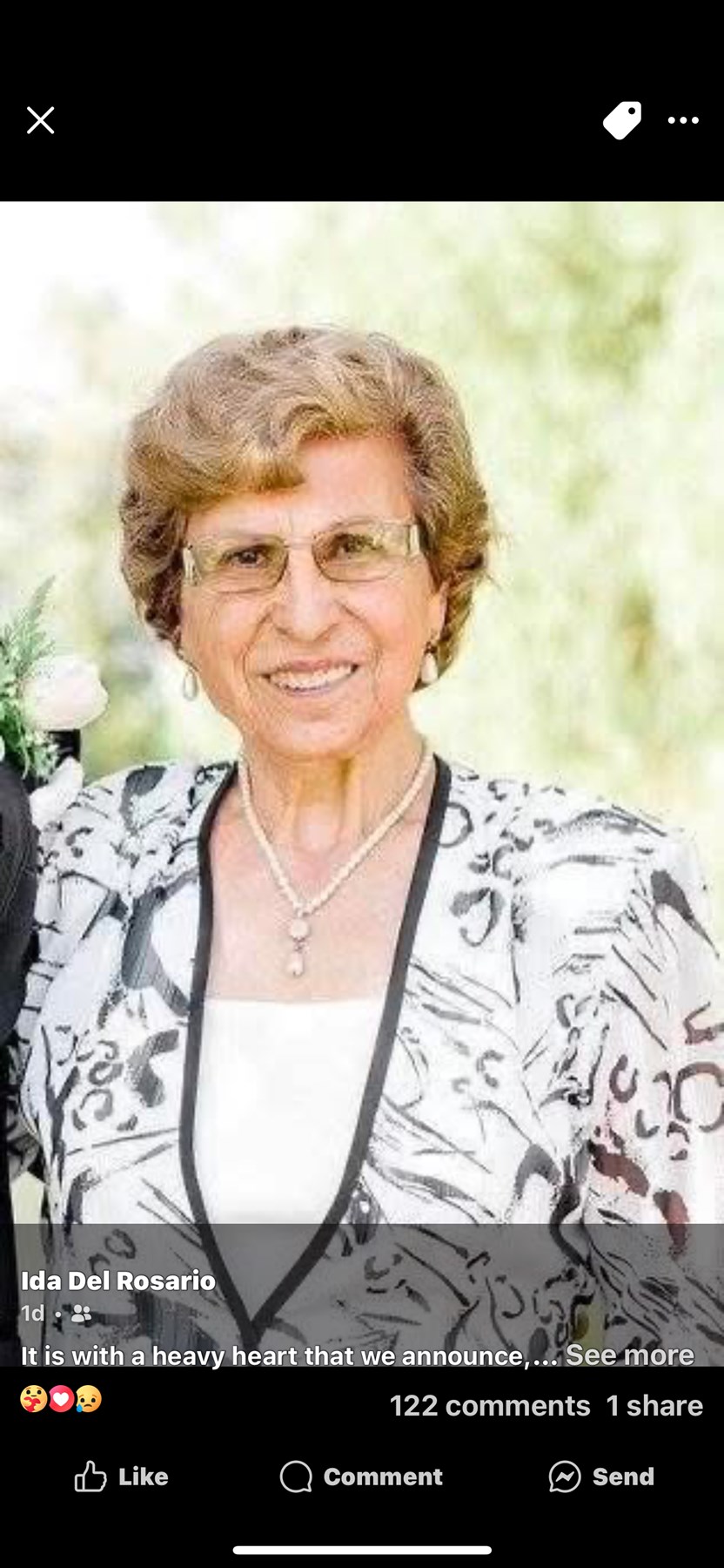 Obituary of Giulia De Santis