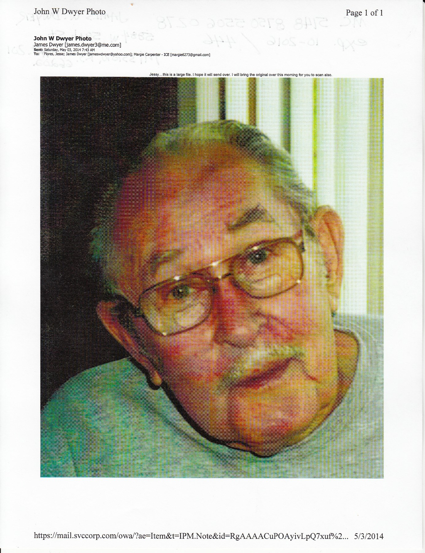 Obituary of John W Dwyer