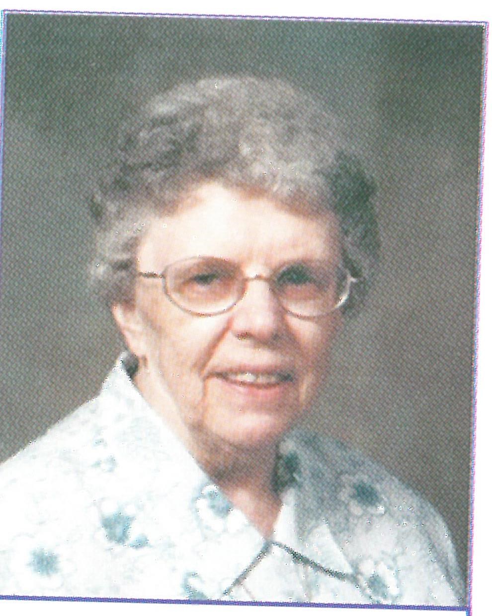 Obituario de Sr. Mary Ada Gordon