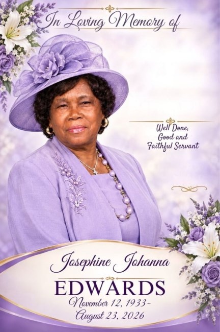 Obituary of Josephine Johanna Edwards