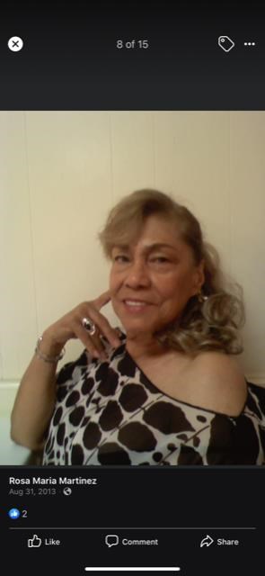 Obituary of Rosa Maria Ruiz AKA Chata