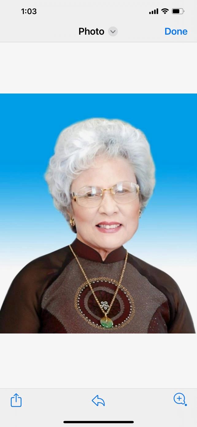Obituary of Têrêsa Trần Thị Vĩnh