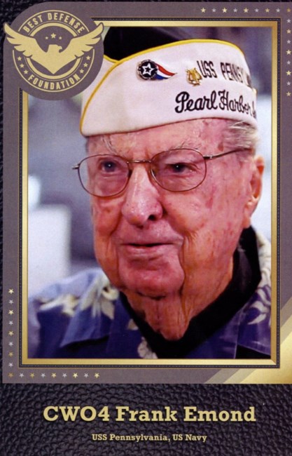 Obituario de CWO4 Francis "Frank" Emond, USN (Ret)