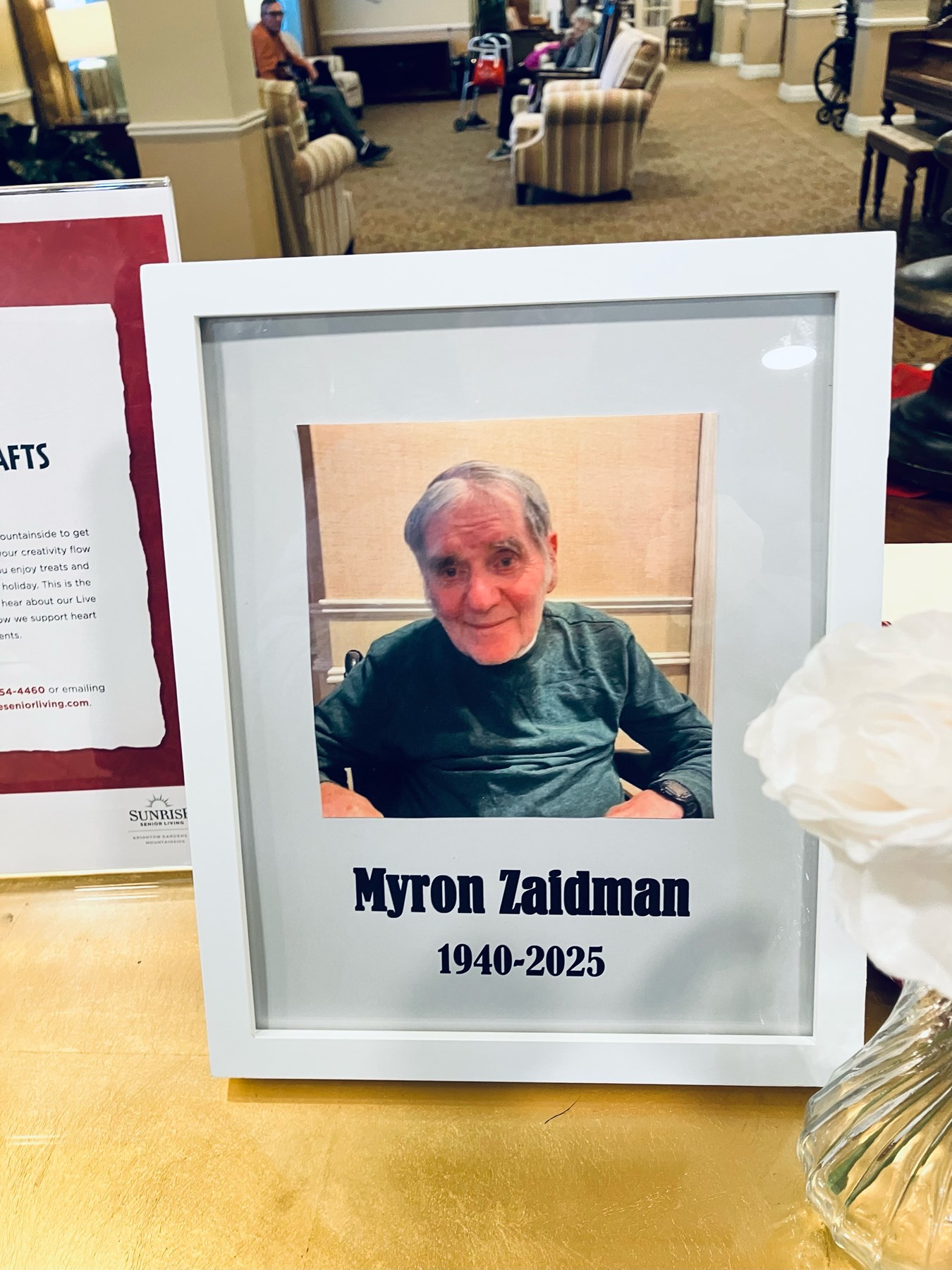 Obituary of Myron G. Zaidman