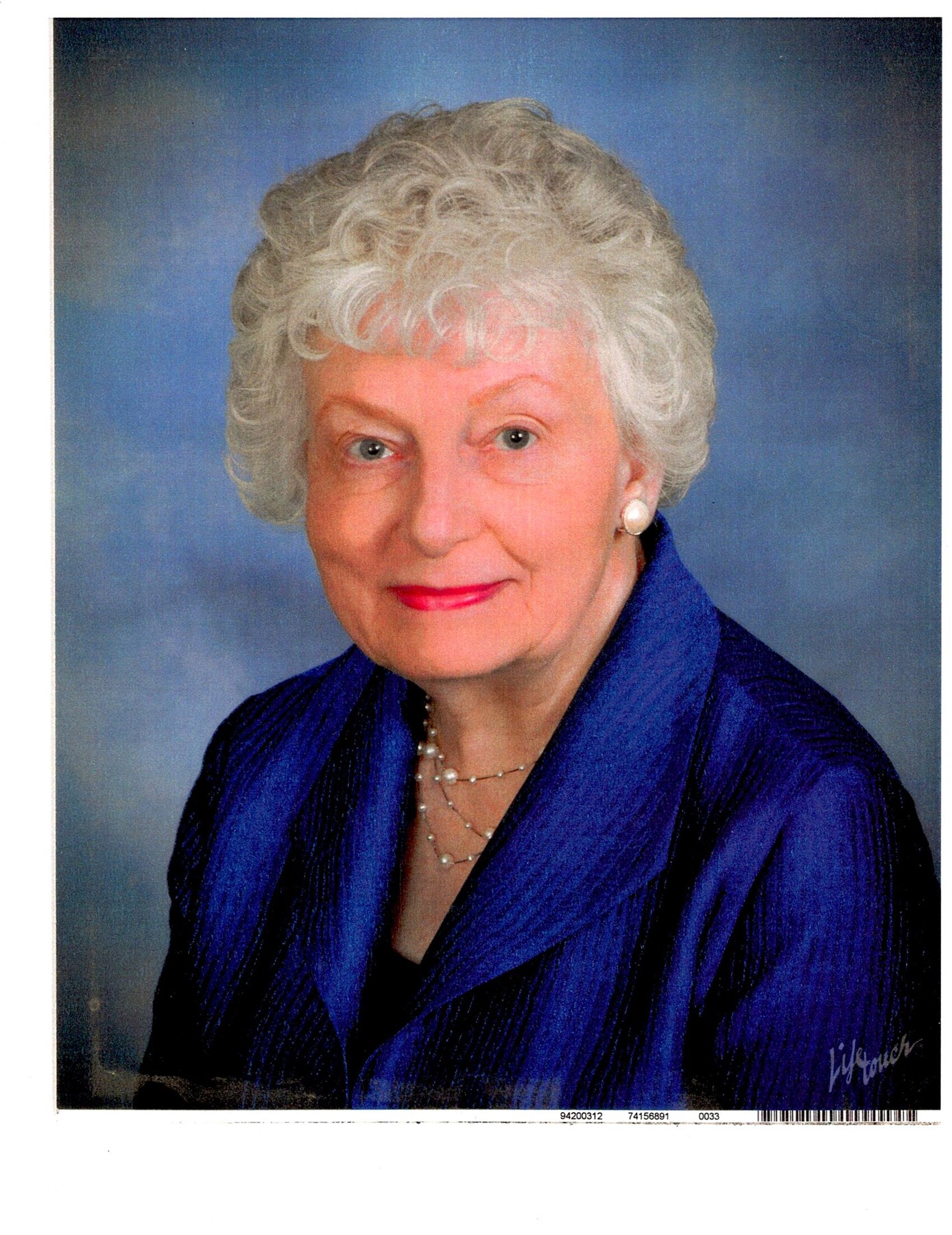 Avis de décès de Winifred Perkins Jones