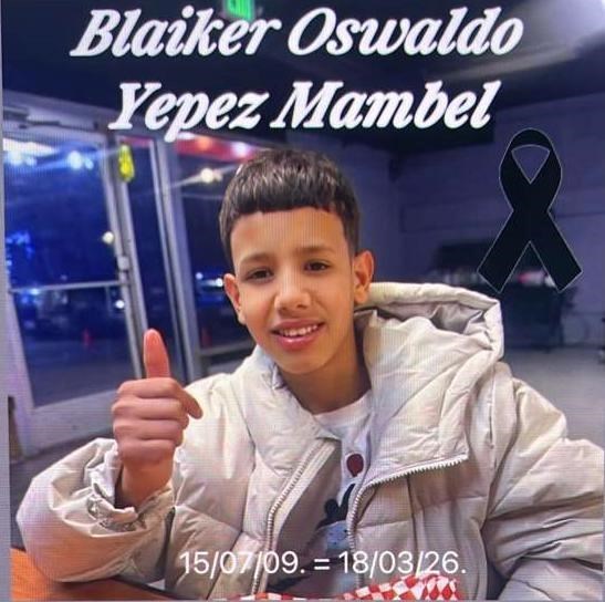 Obituary of Blaiker Oswaldo Yepez Mambel