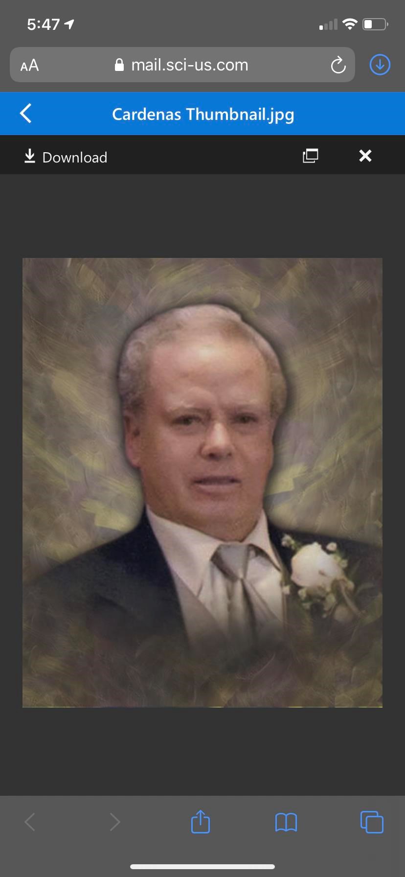 Obituario de Gilberto Cardenas Murillo