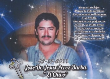 Obituary of Jose De Jesus Perez Barba