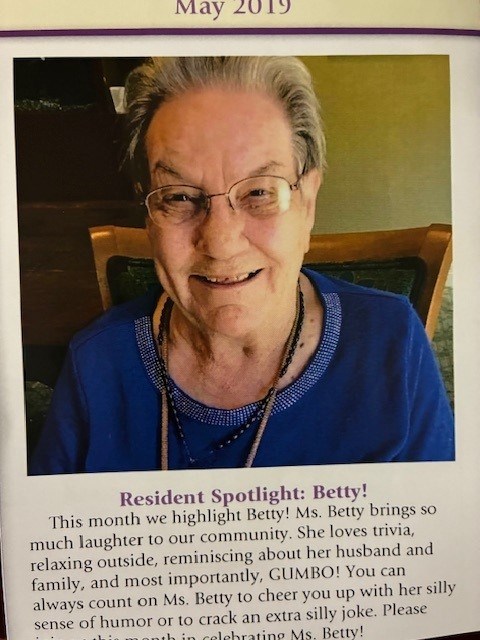Obituary of Betty Hook Douglas