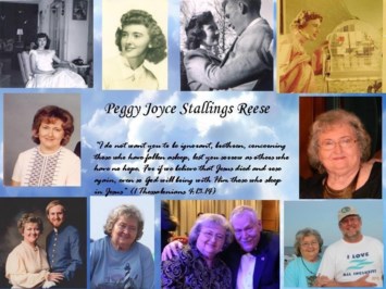 Avis de décès de Peggy Joyce Stallings Reese