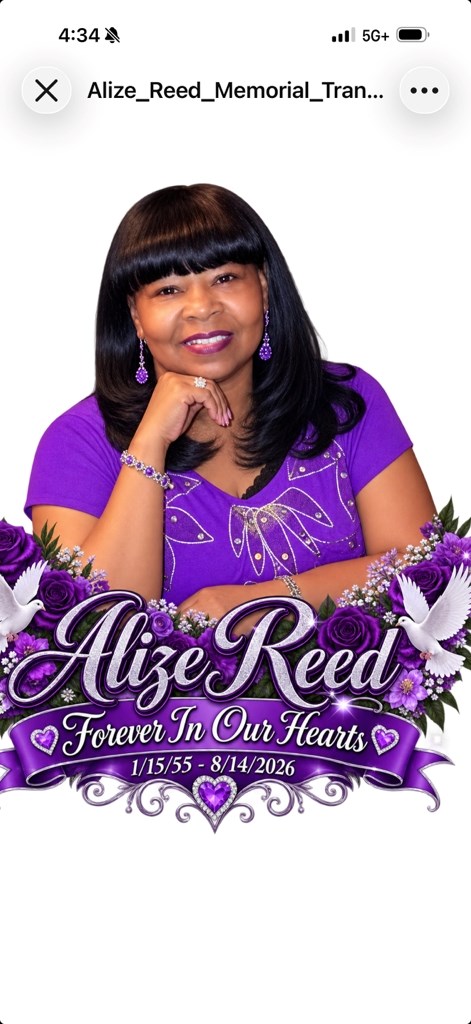 Obituary of Mrs. Alize Reed