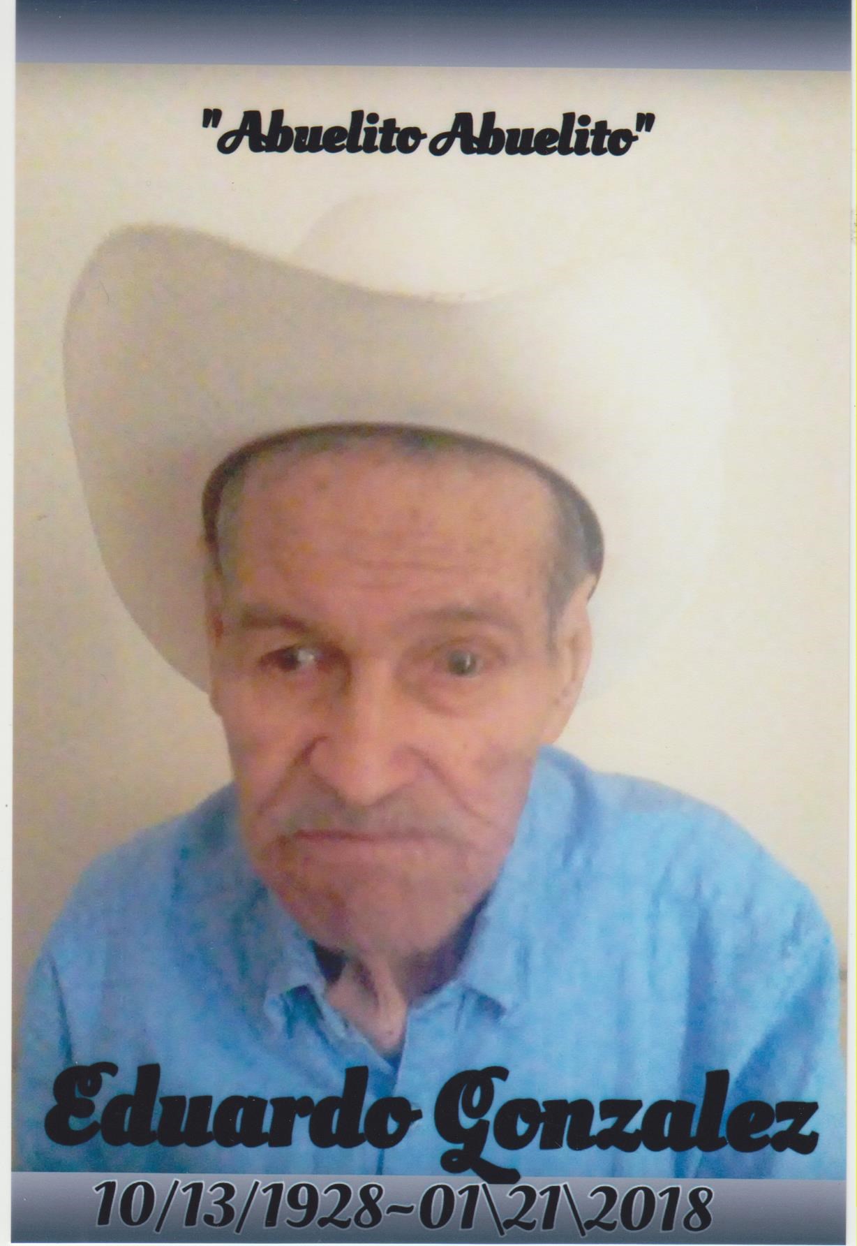 Avis de décès de Eduardo Gonzalez Sanchez