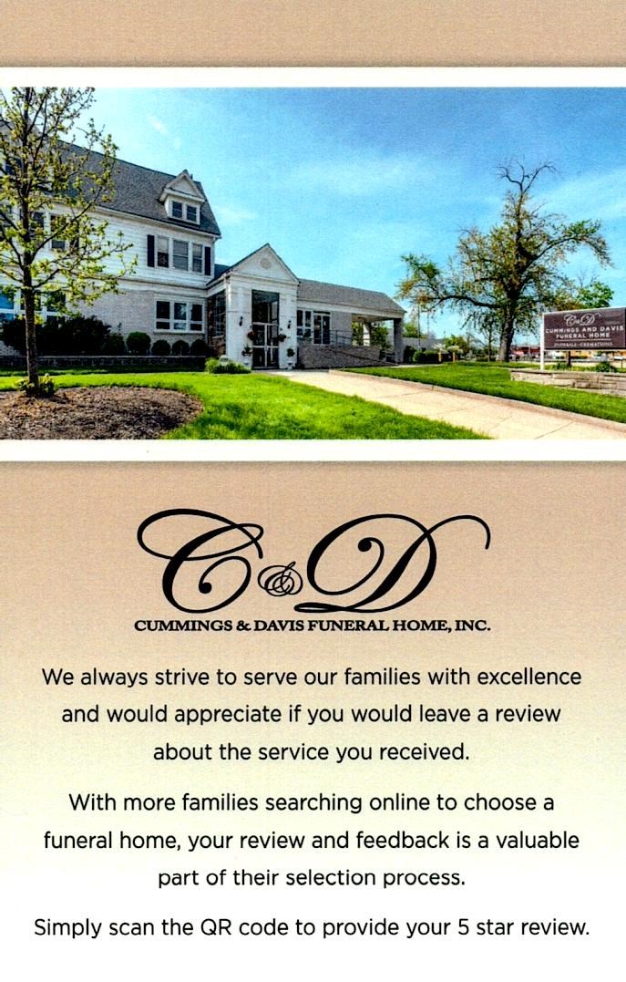 Obituary of Jacqueline Carr