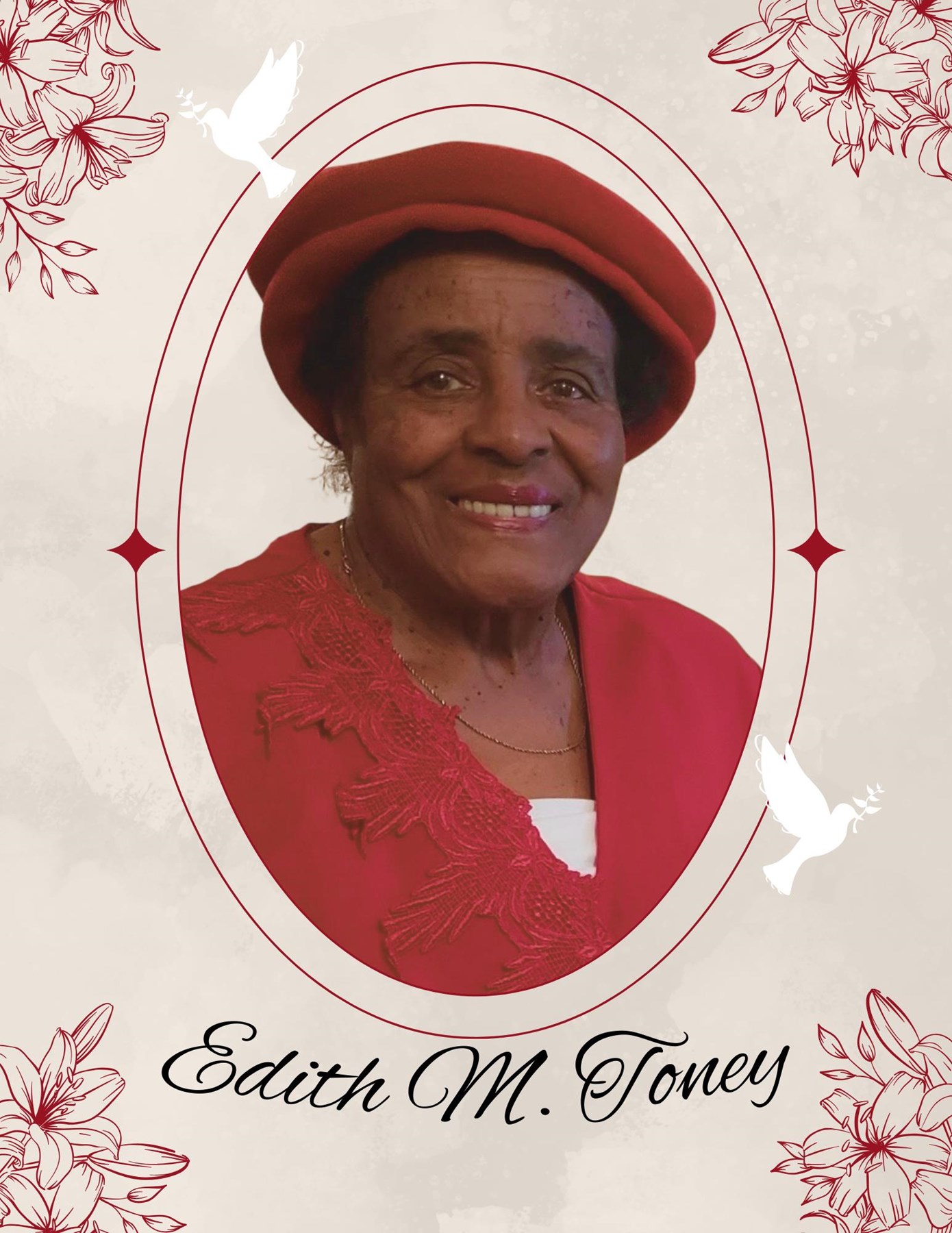 Obituary of Edith M.V. Toney