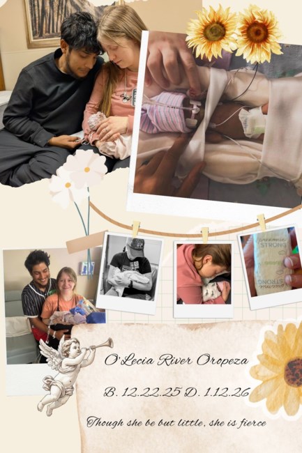 Obituary of O'Lecia River Oropeza