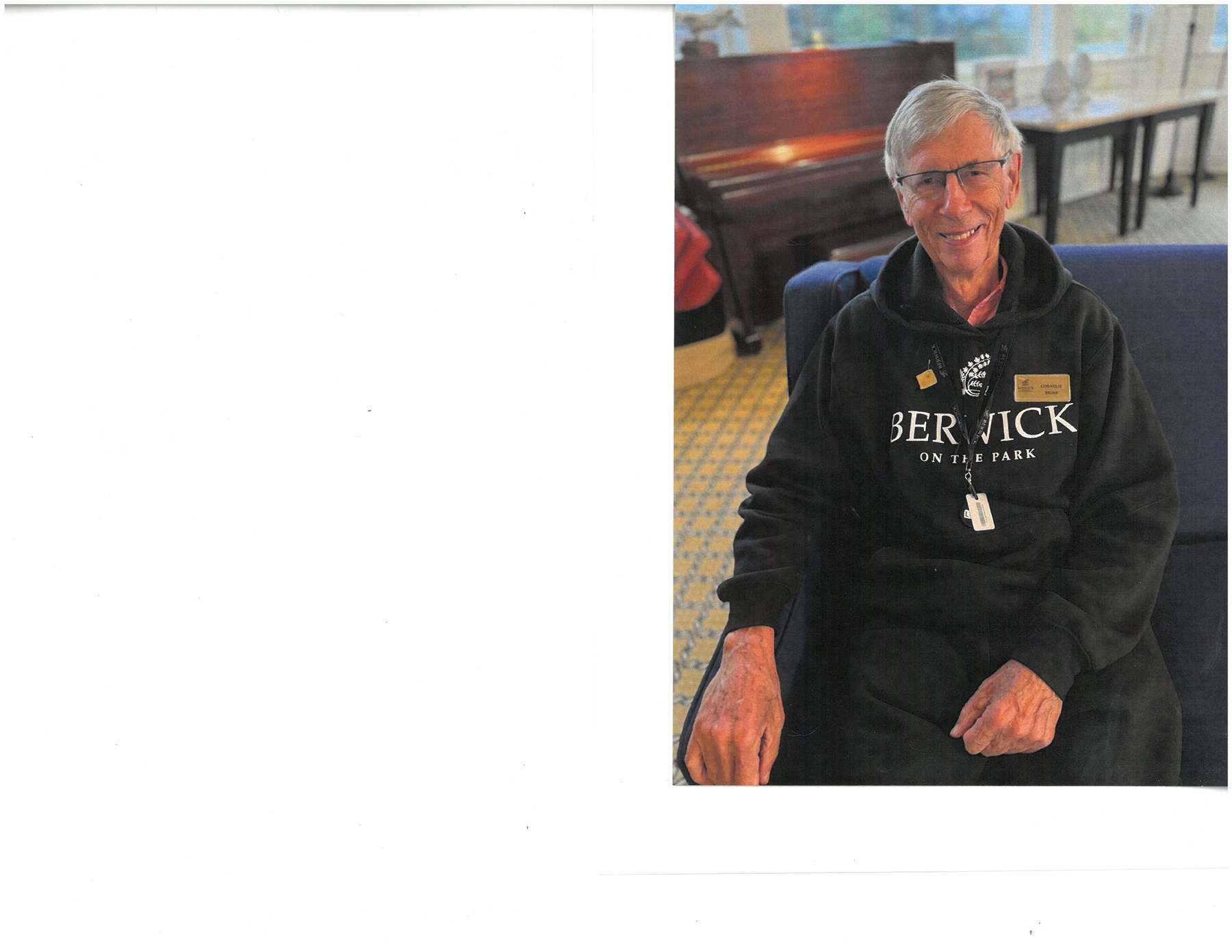 Obituario de Cornelis Wilhem Brink