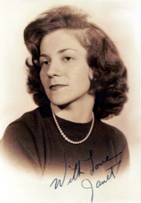 Obituary of Mrs. Janet G. Booth Faucher