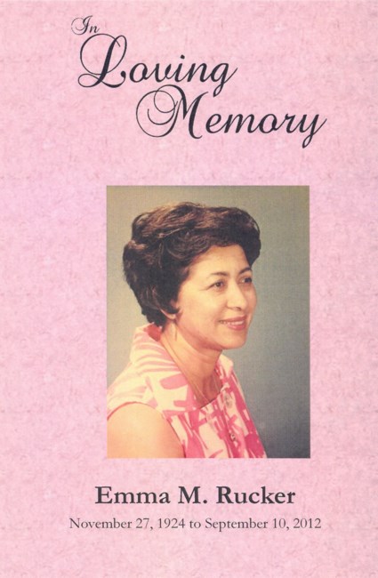 Obituary of Emma M. Rucker