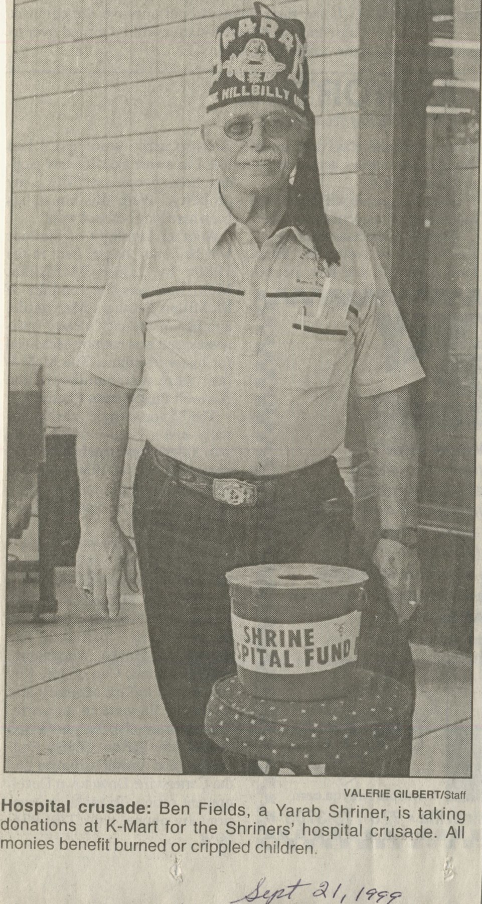 Obituary of Benjamin Franklin Fields