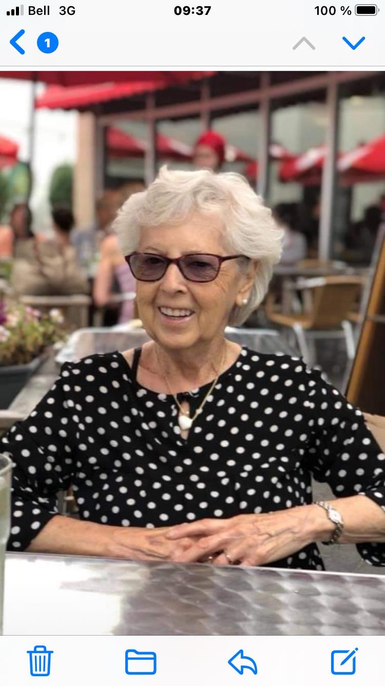 Avis de décès de Jeannine Benard