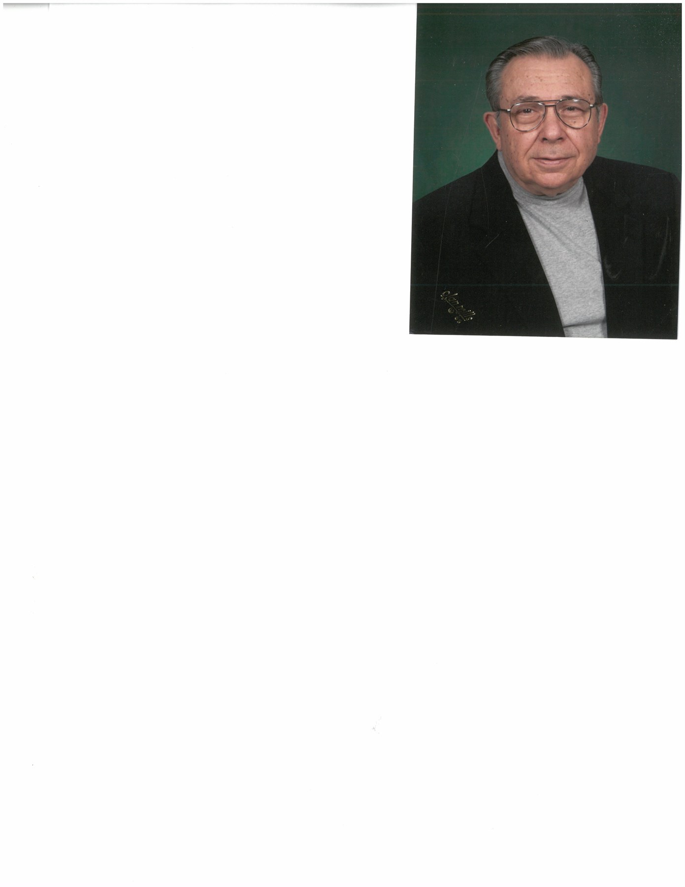 Obituary of Vincent Joseph Kane