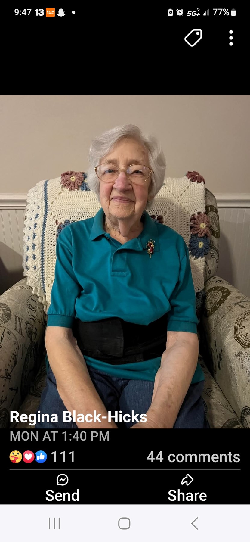 Obituary of Beulah Black