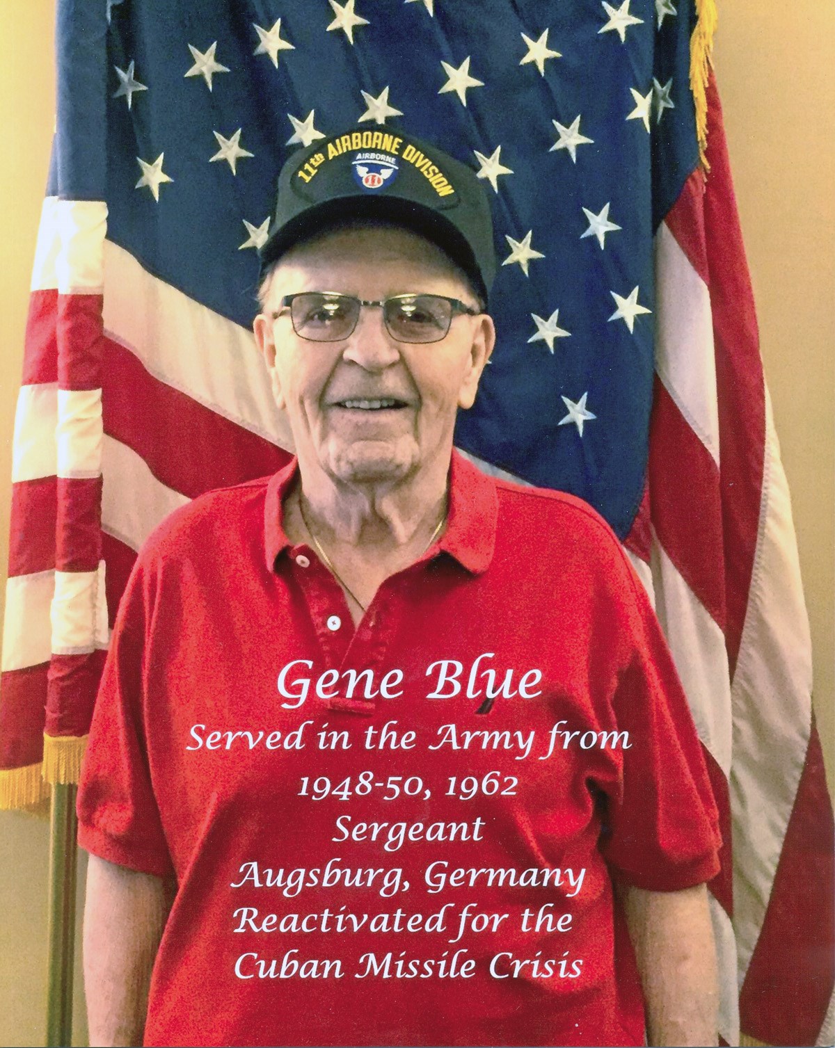 Obituary of Eugene Robert Blue