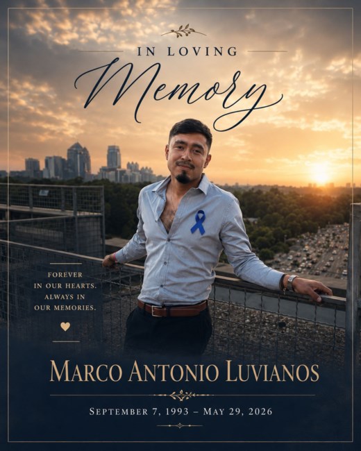 Obituary of Marco Antonio Luvianos Martinez