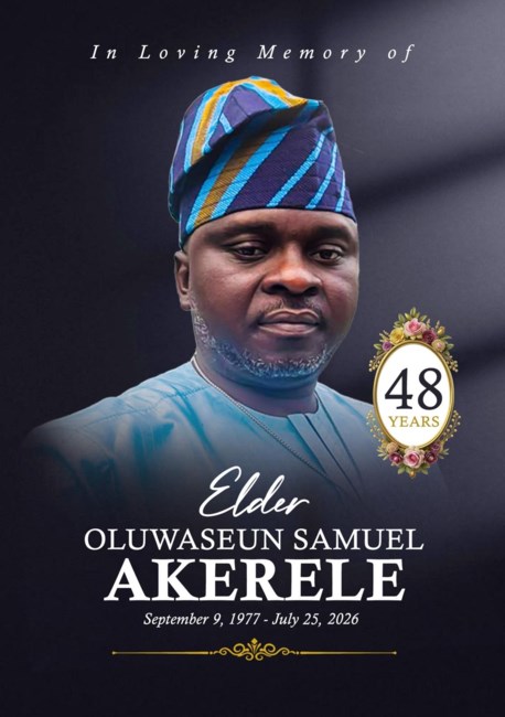 Obituary of Oluwaseun Samuel Akerele