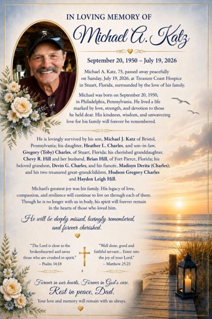 Obituary of Michael A. Katz