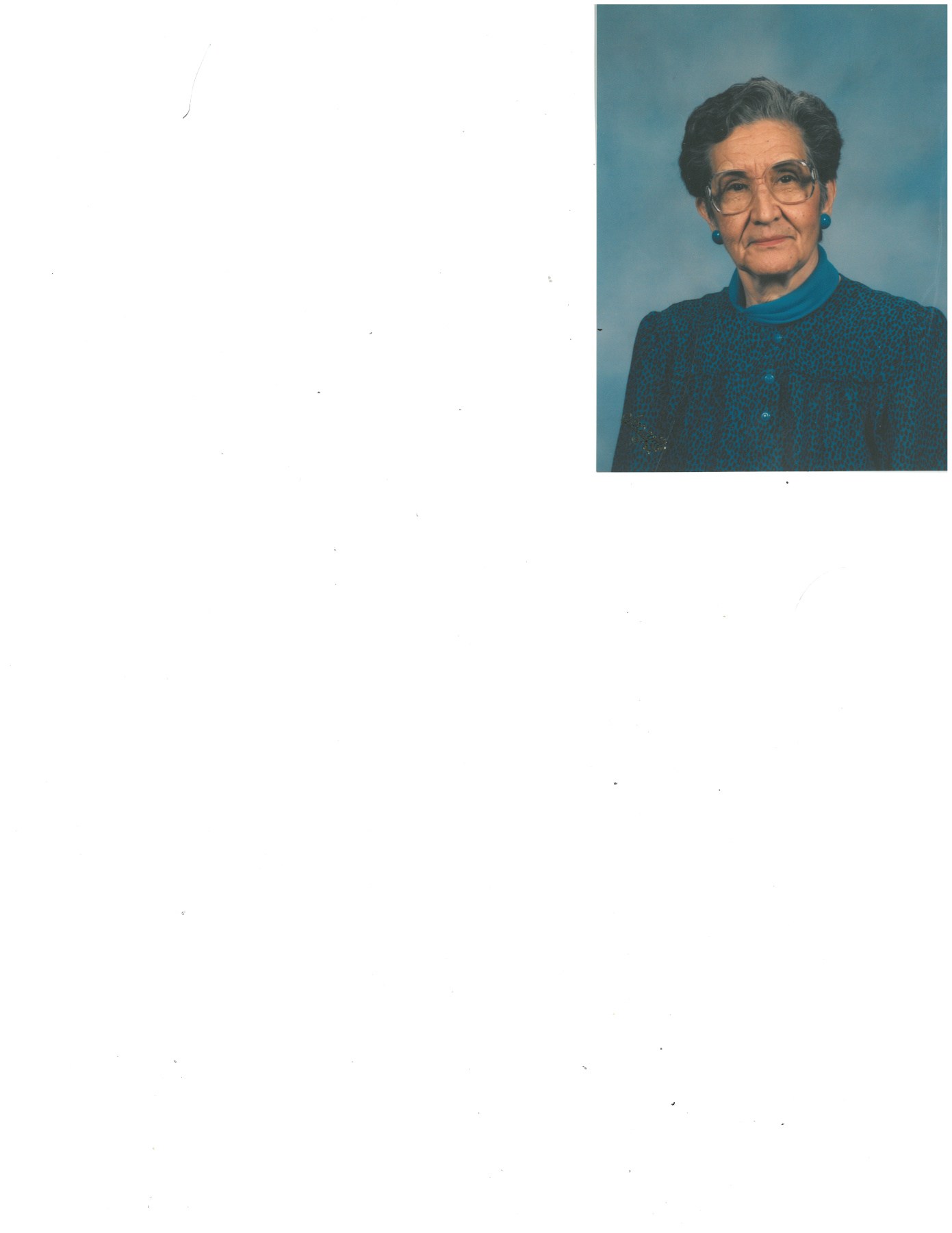 Obituario de Guadalupe M. Delgado