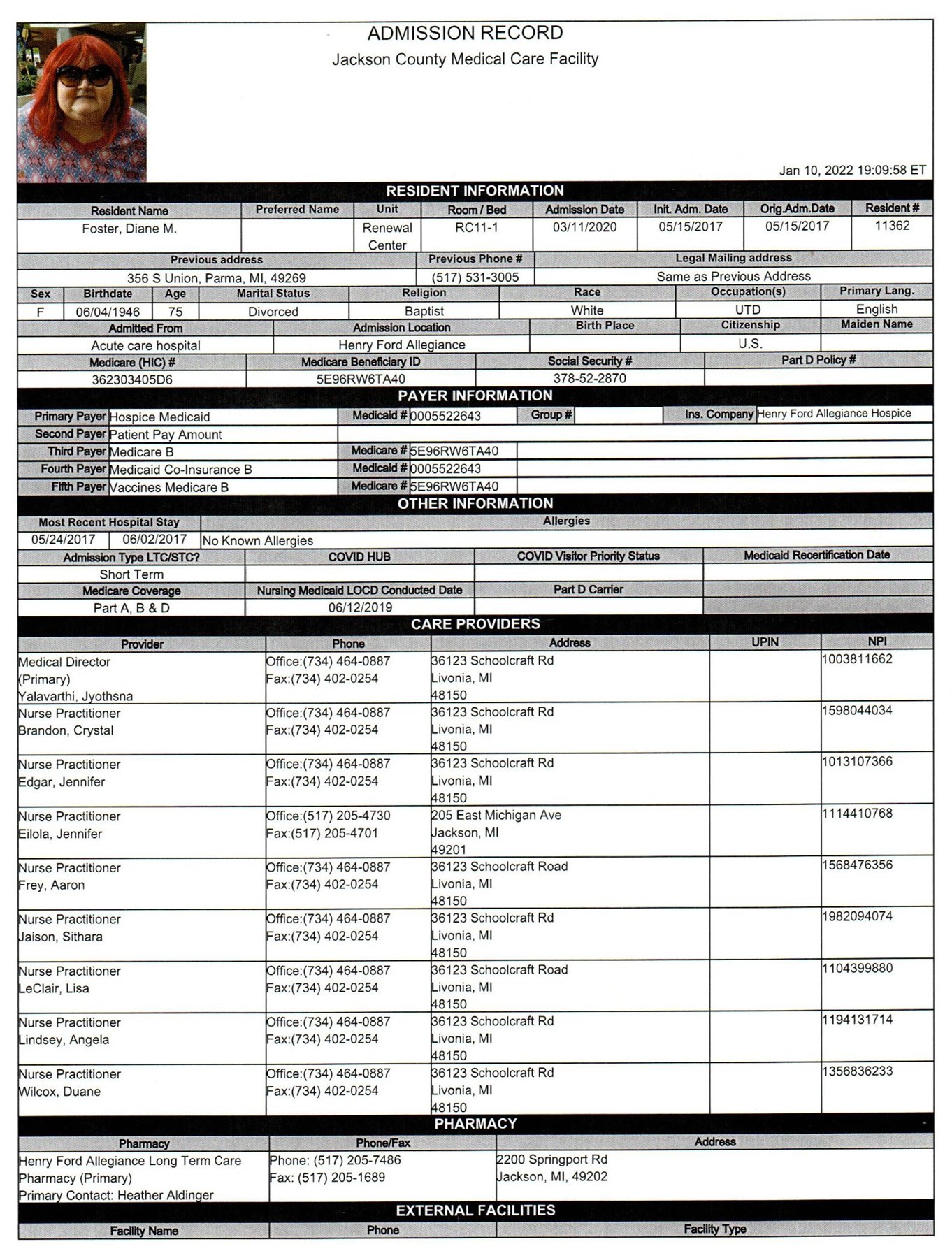 Obituary of Diane Marie Foster