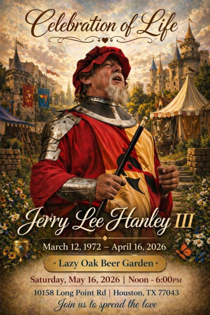 Obituary of Jerry Lee Hanley III