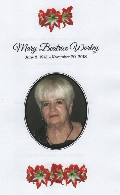 Obituary of Mary Beatrice Worley