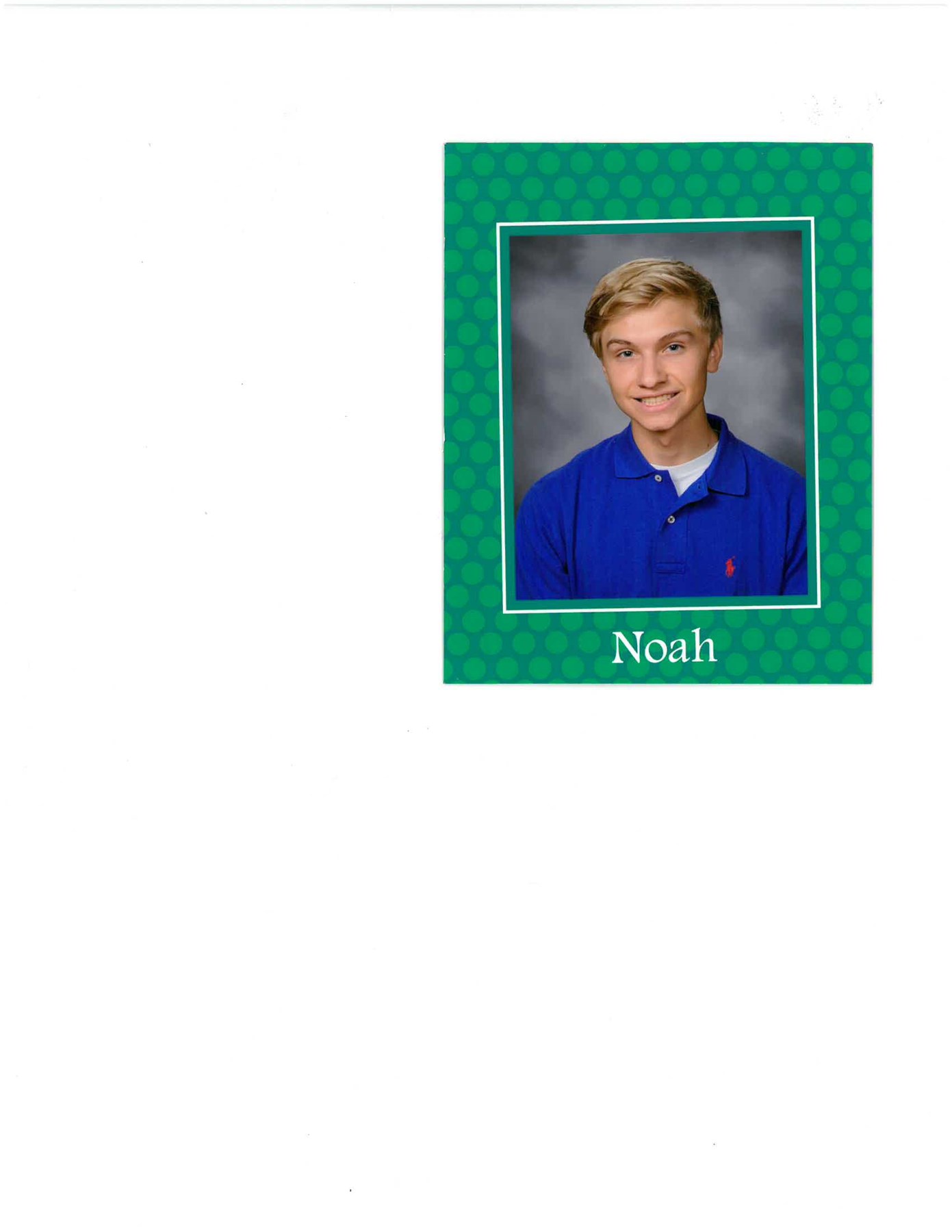 Avis de décès de Noah Jared Theiss