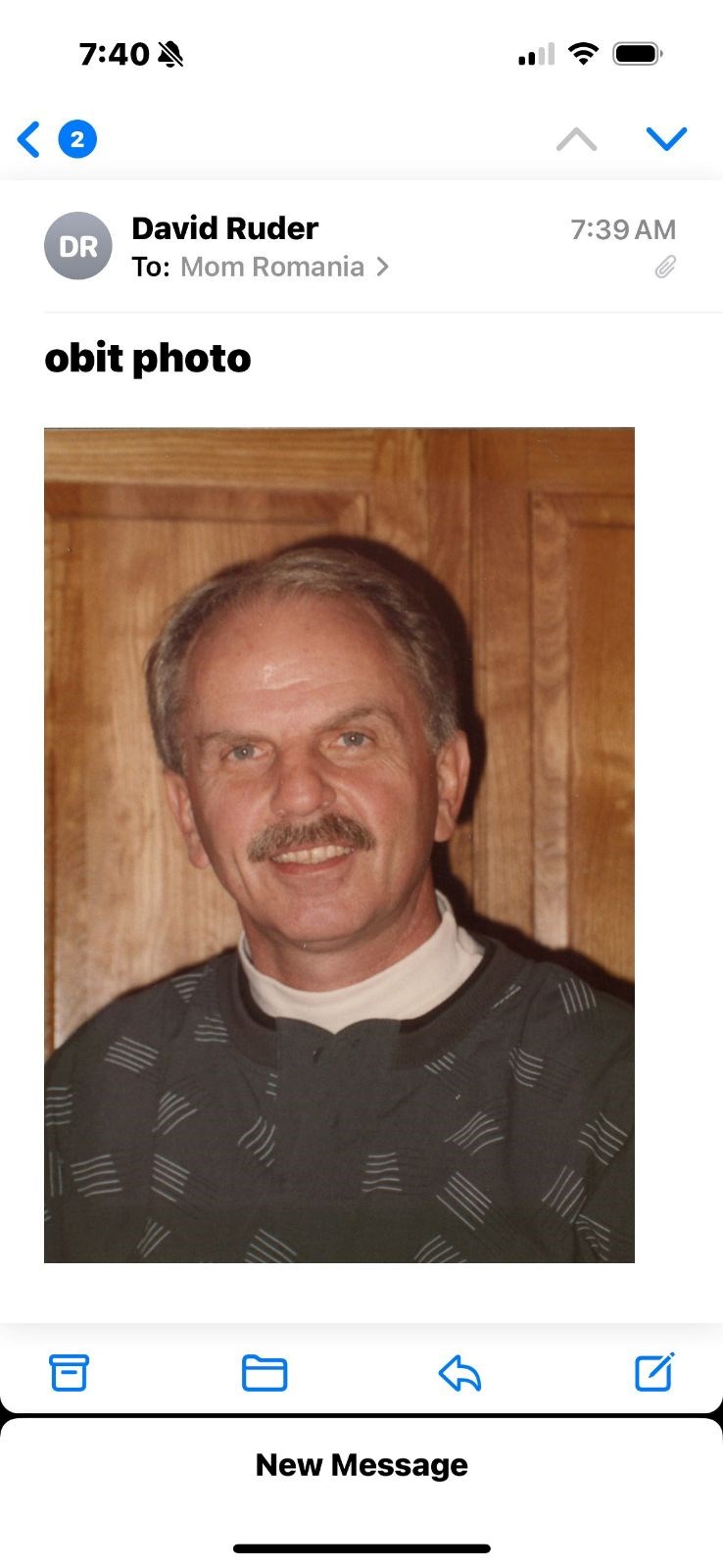 Obituary of Carey L. Ruder