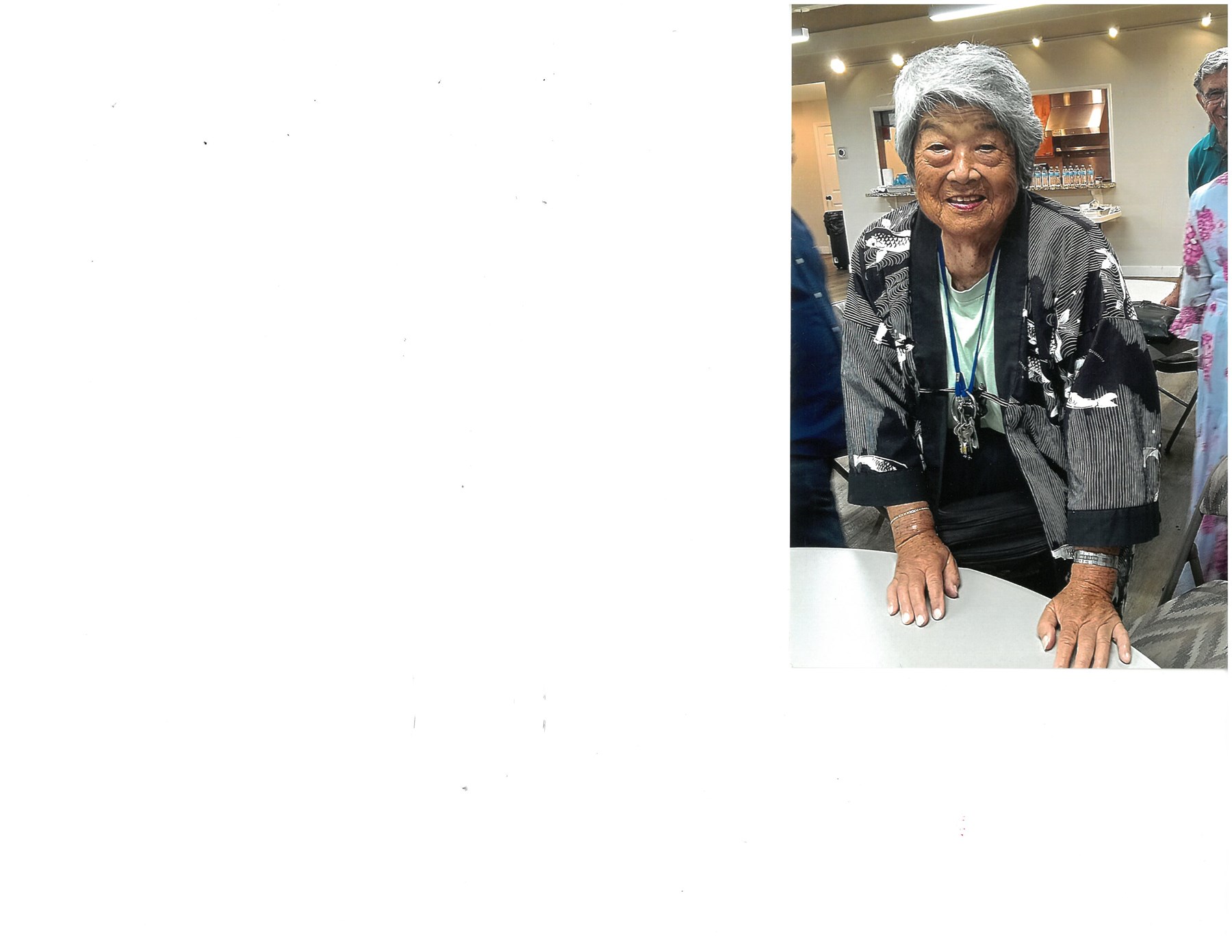 Obituary of Toshiko Takeno