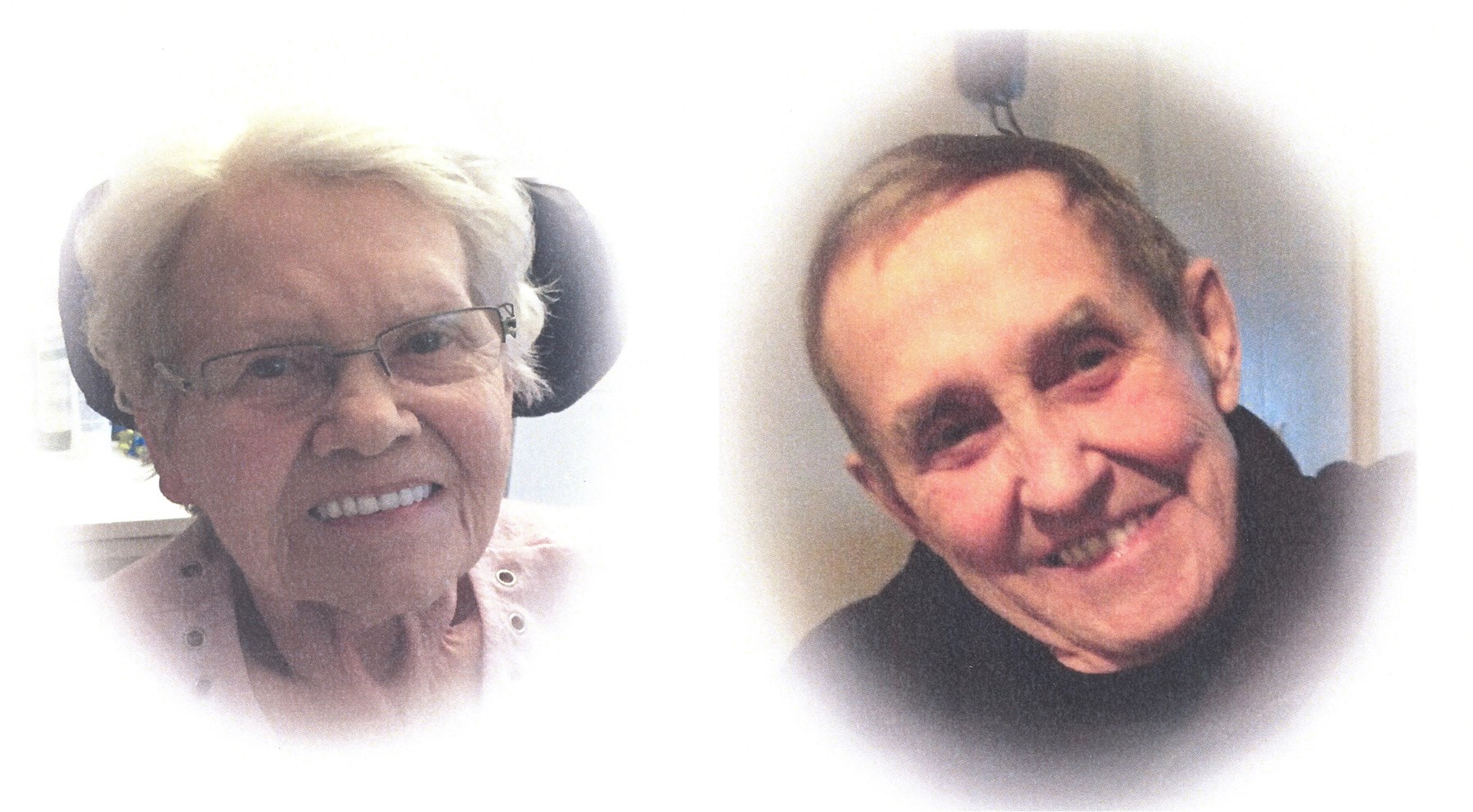 Avis de décès de Camille Bergeron & Madeleine Bouchard