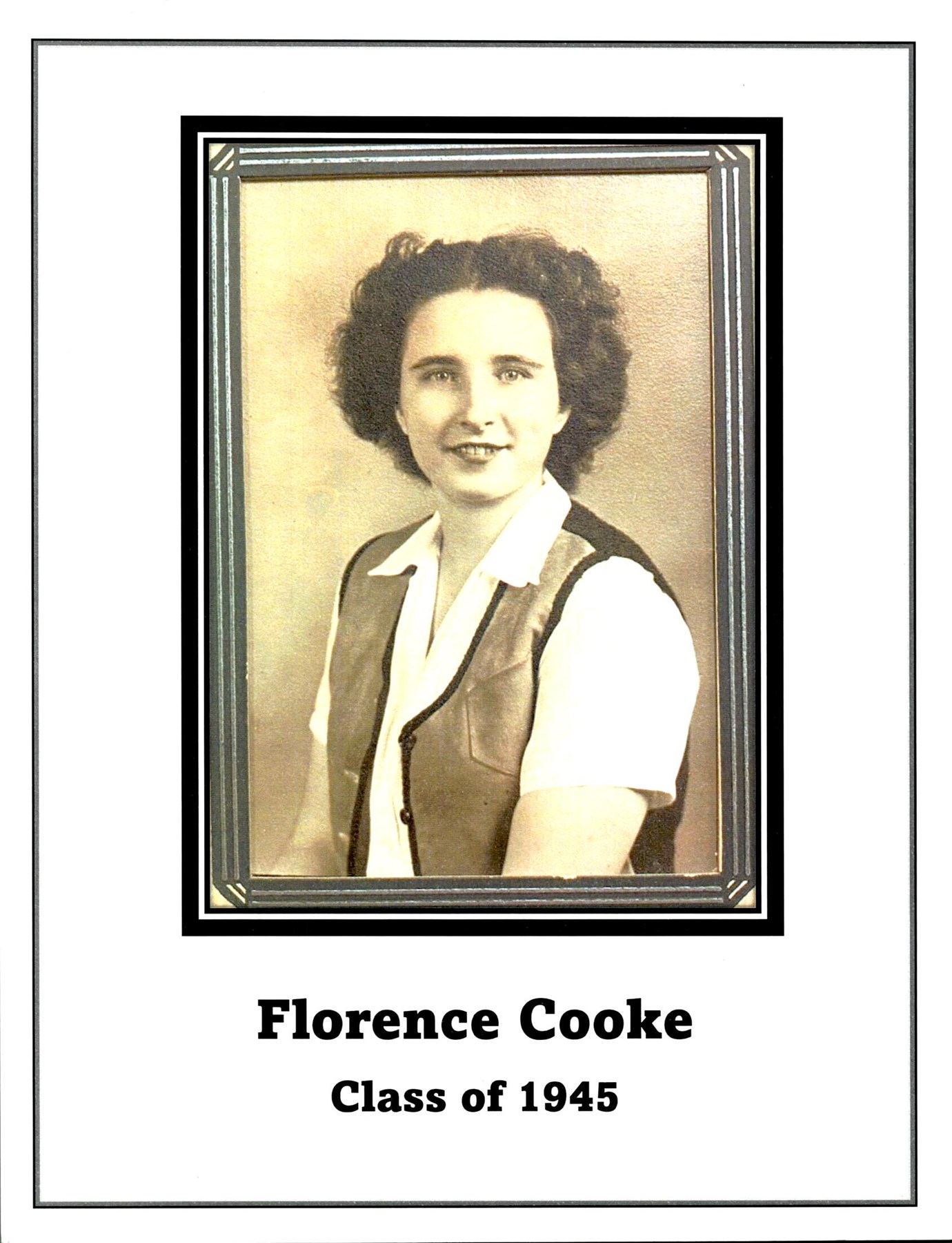 Obituary of Florence Mae Cooke
