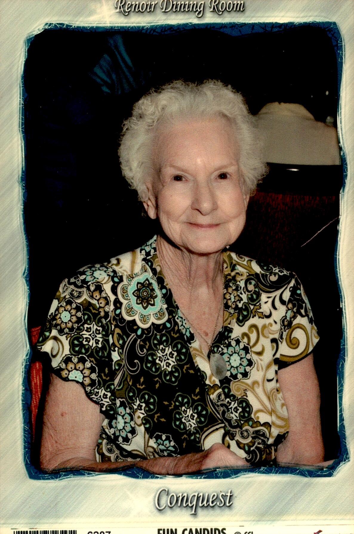 Obituary of Frances Juanita Sasser